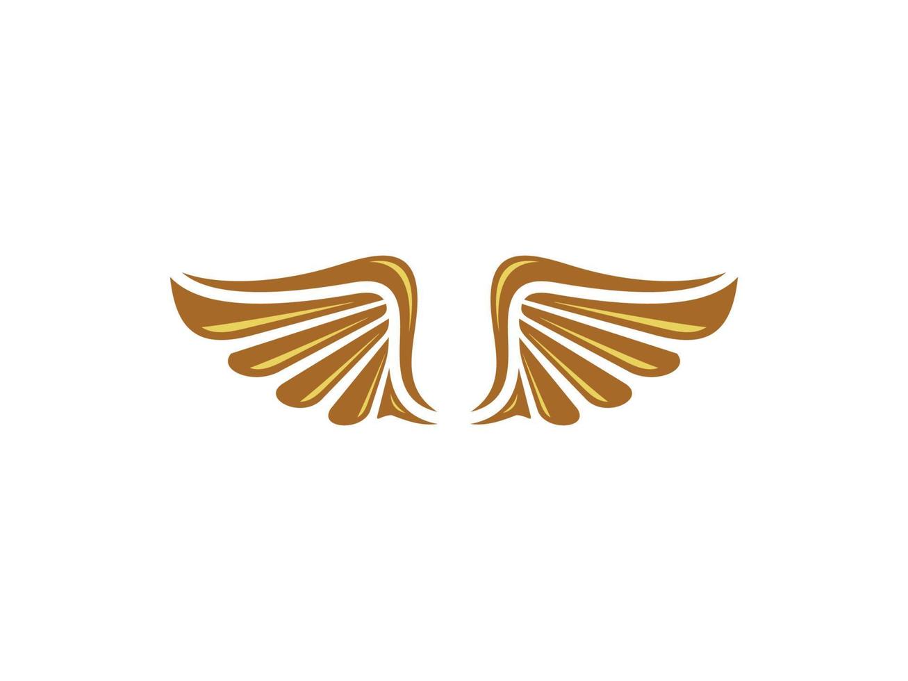 vecteur de conception icône ailes