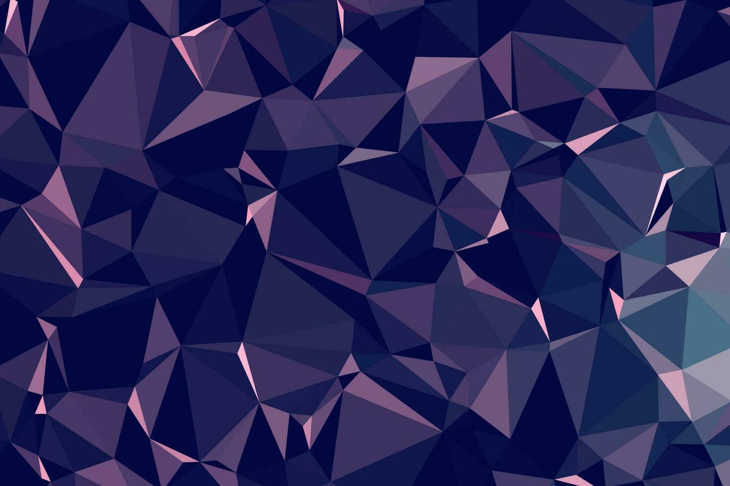 abstrait polygonal bleu foncé texturé. low poly géométrique composé de triangles de différentes tailles et couleurs. utiliser dans la couverture de conception, la présentation, la carte de visite ou le site Web. vecteur