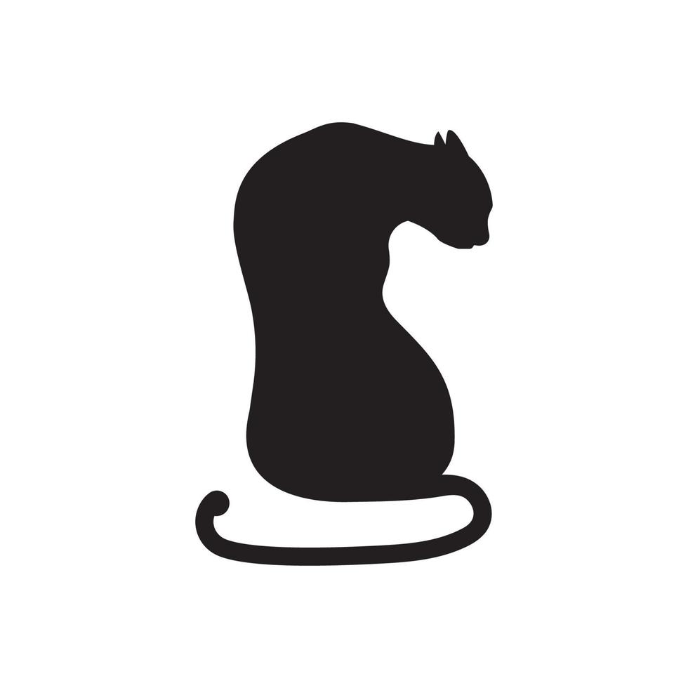 illustration vectorielle de conception de logo puma vecteur