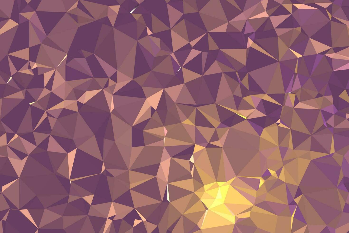 abstrait polygonale brun foncé texturé. low poly géométrique composé de triangles de différentes tailles et couleurs. utiliser dans la couverture de conception, la présentation, la carte de visite ou le site Web. vecteur