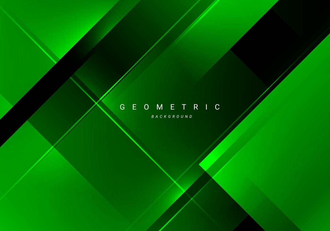 conception verte géométrique abstraite fond graphique moderne dynamique vecteur