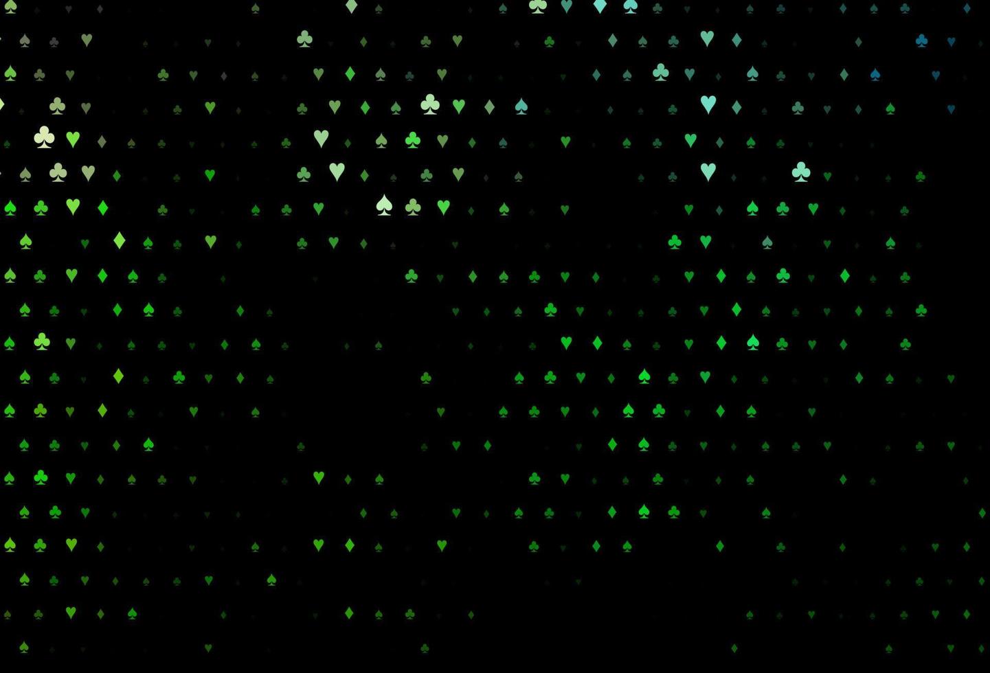 disposition vectorielle vert foncé avec des éléments de cartes. vecteur