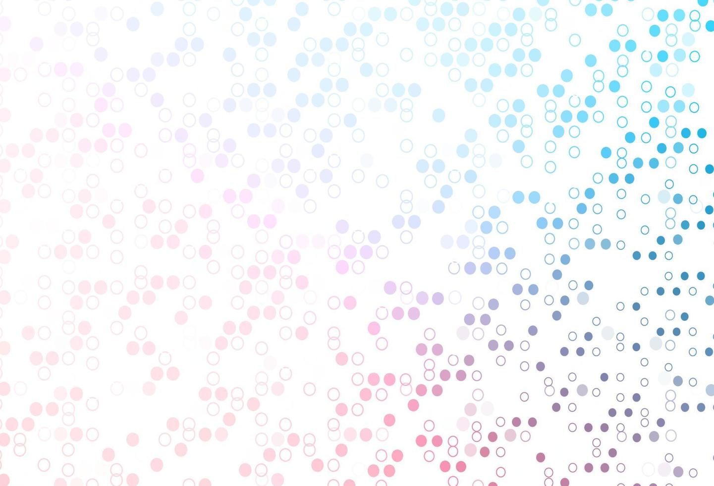 modèle vectoriel bleu clair, rouge avec des cercles.