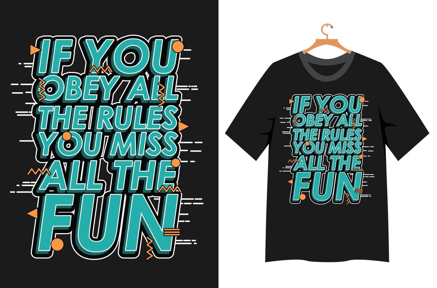 citation typographie pour la conception de t-shirt vecteur