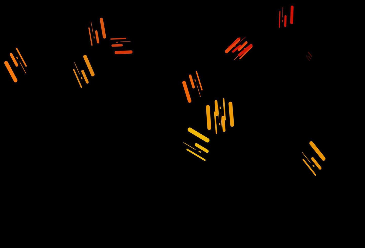 modèle vectoriel orange foncé avec des bâtons répétés.