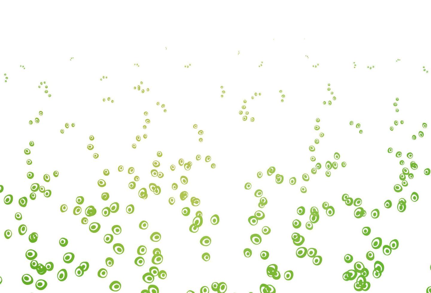 modèle vectoriel vert clair, jaune avec des sphères.