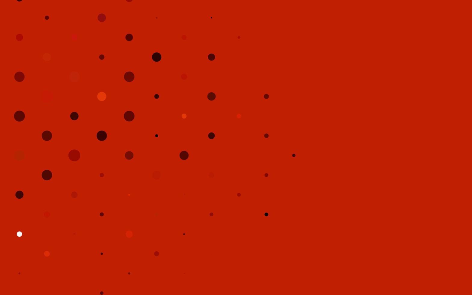 modèle vectoriel rouge clair avec des sphères.