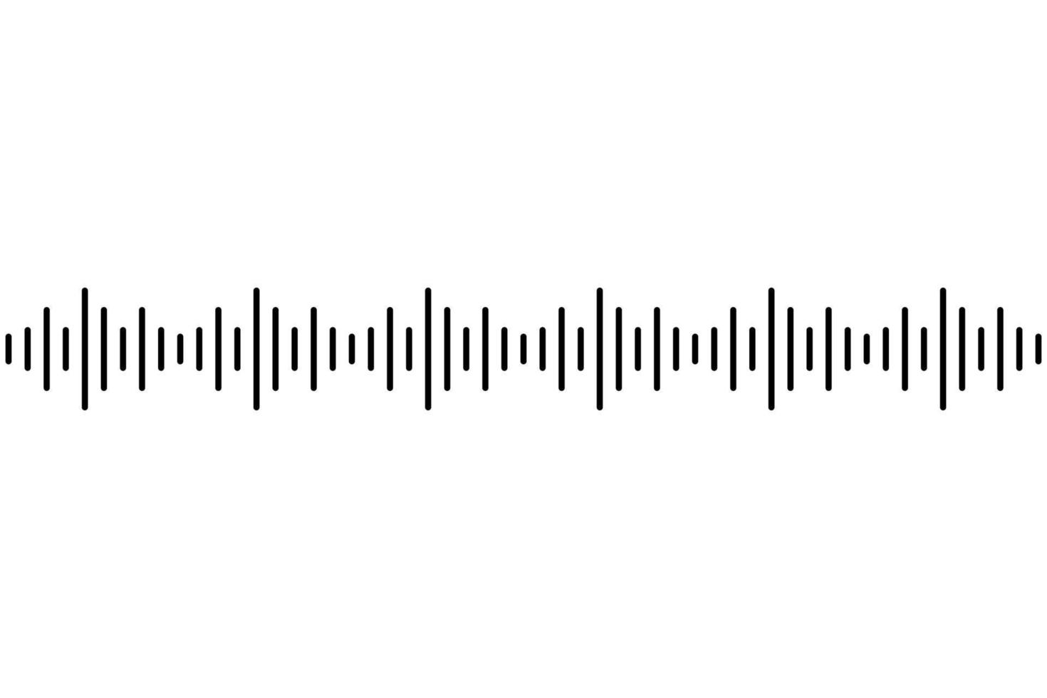 symbole d'icône de volume de musique d'onde sonore pour le logo, les applications, le pictogramme, le site Web ou l'élément de conception graphique. illustration vectorielle vecteur