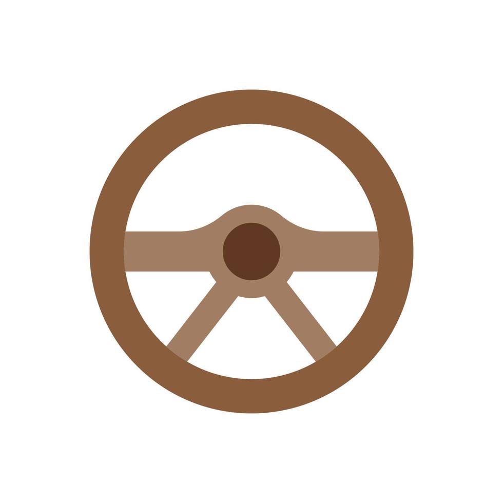 vecteur de volant pour la présentation de l'icône du symbole du site Web