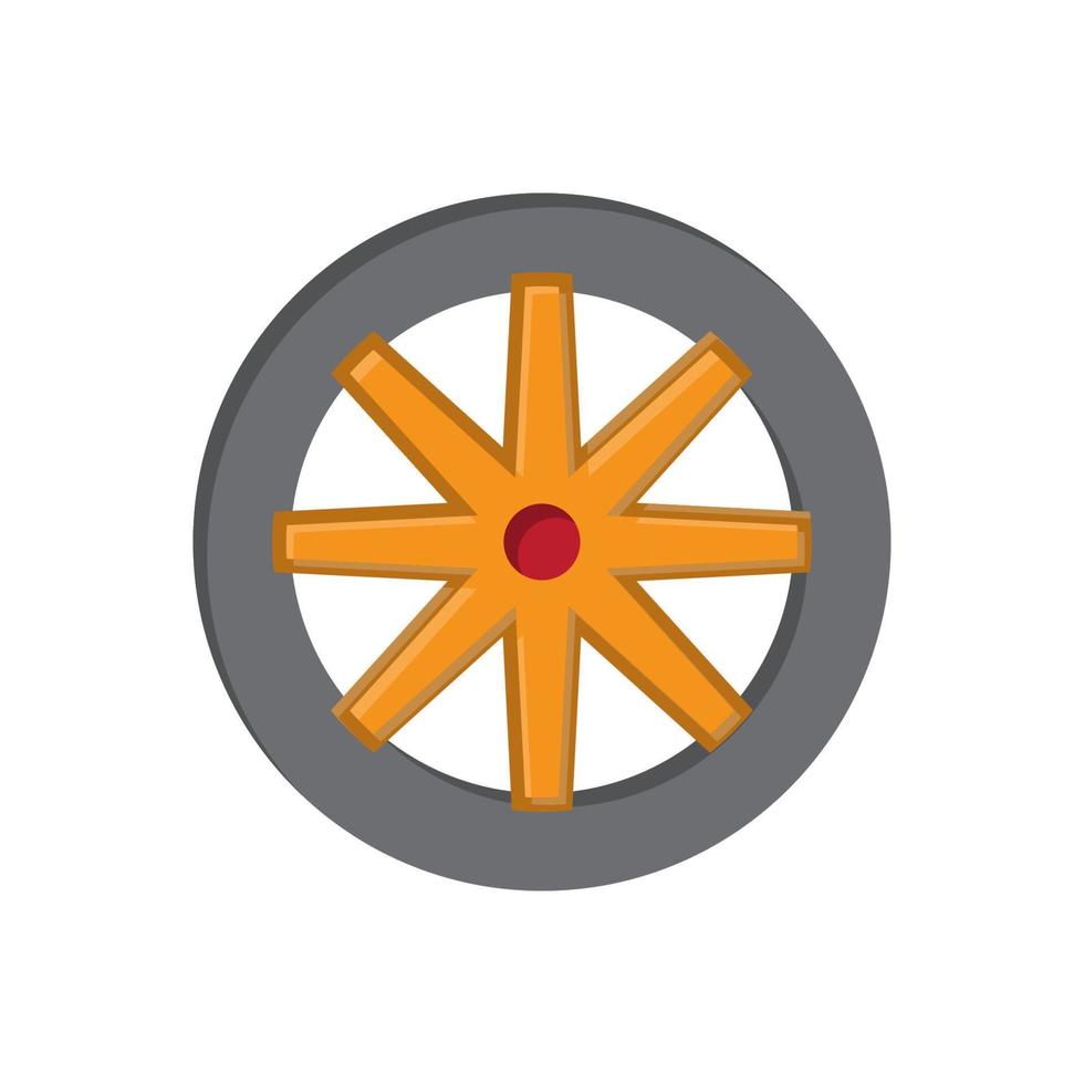 vecteur de roue pour la présentation de l'icône du symbole du site Web