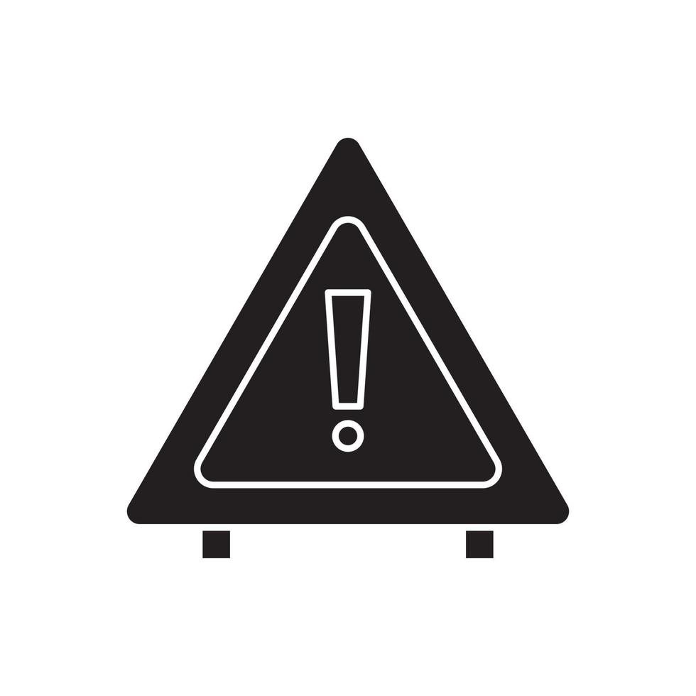 vecteur de signe d'avertissement pour la présentation de l'icône du symbole du site Web