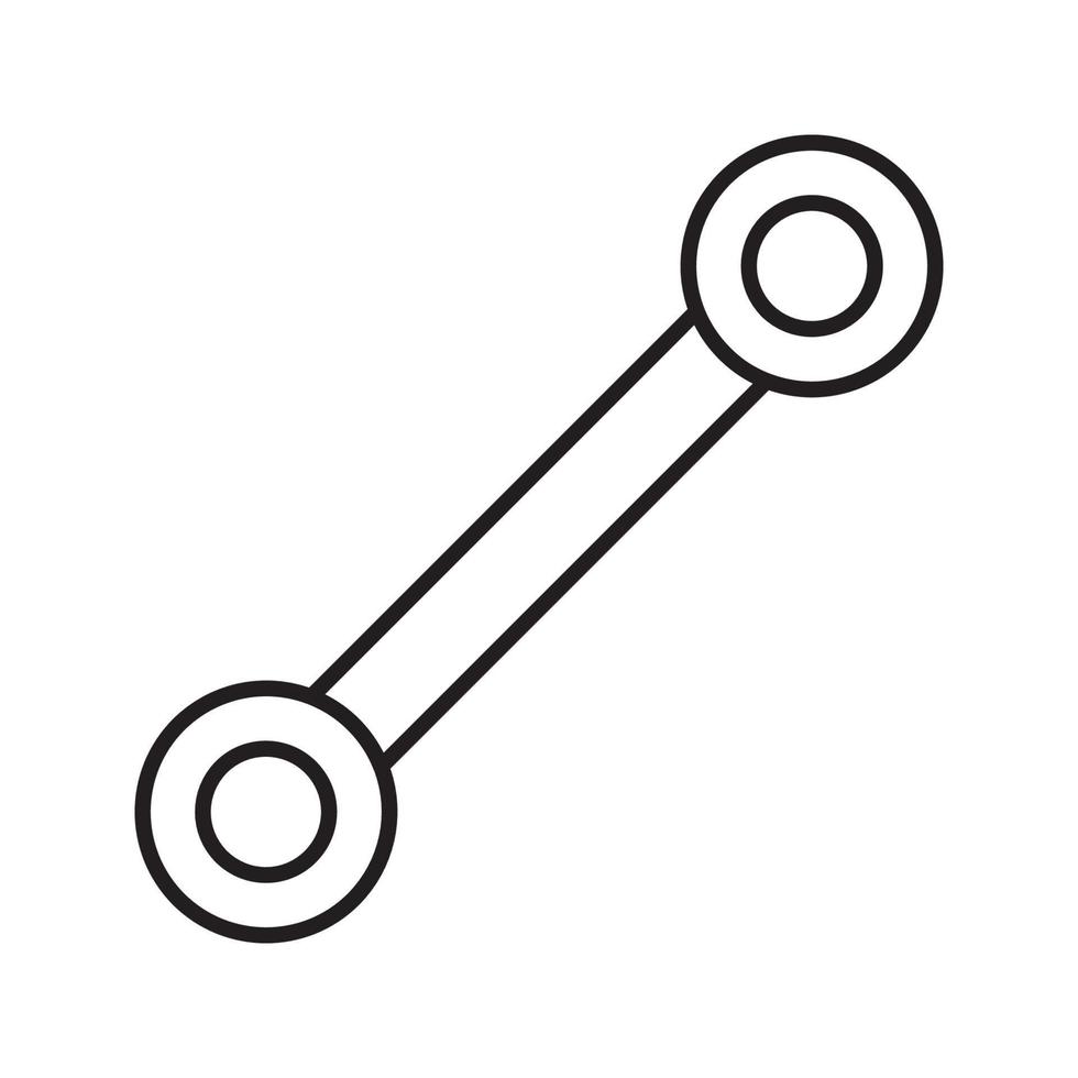 vecteur de clé pour la présentation de l'icône du symbole du site Web