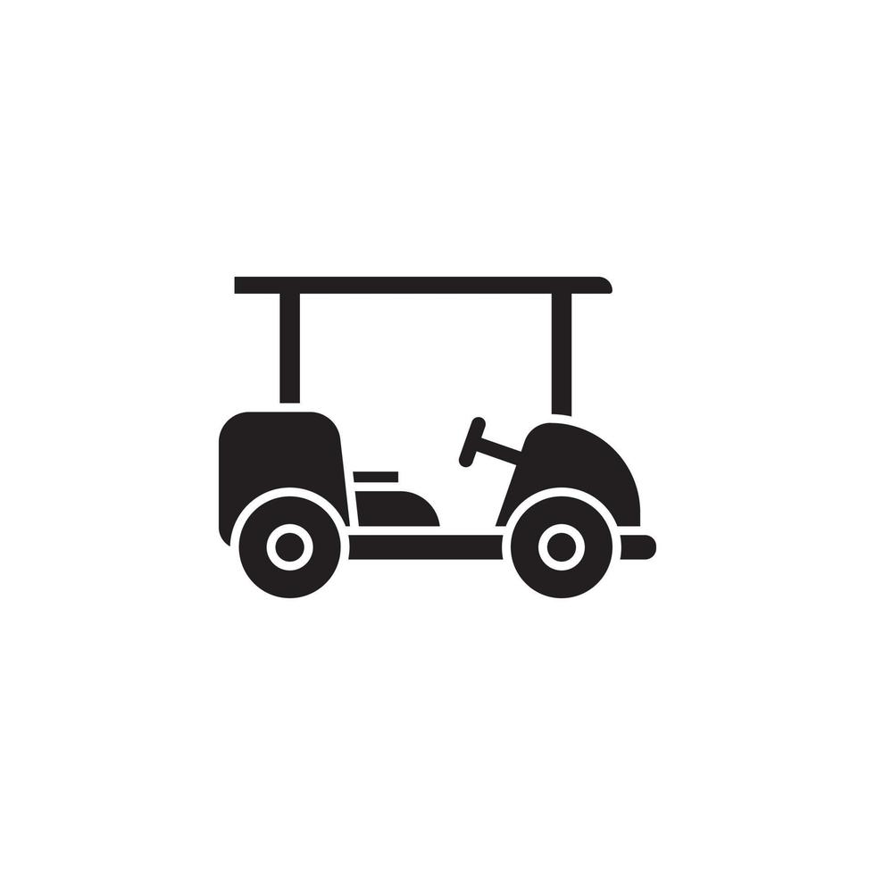 vecteur de voiturette de golf pour la présentation de l'icône du symbole du site Web