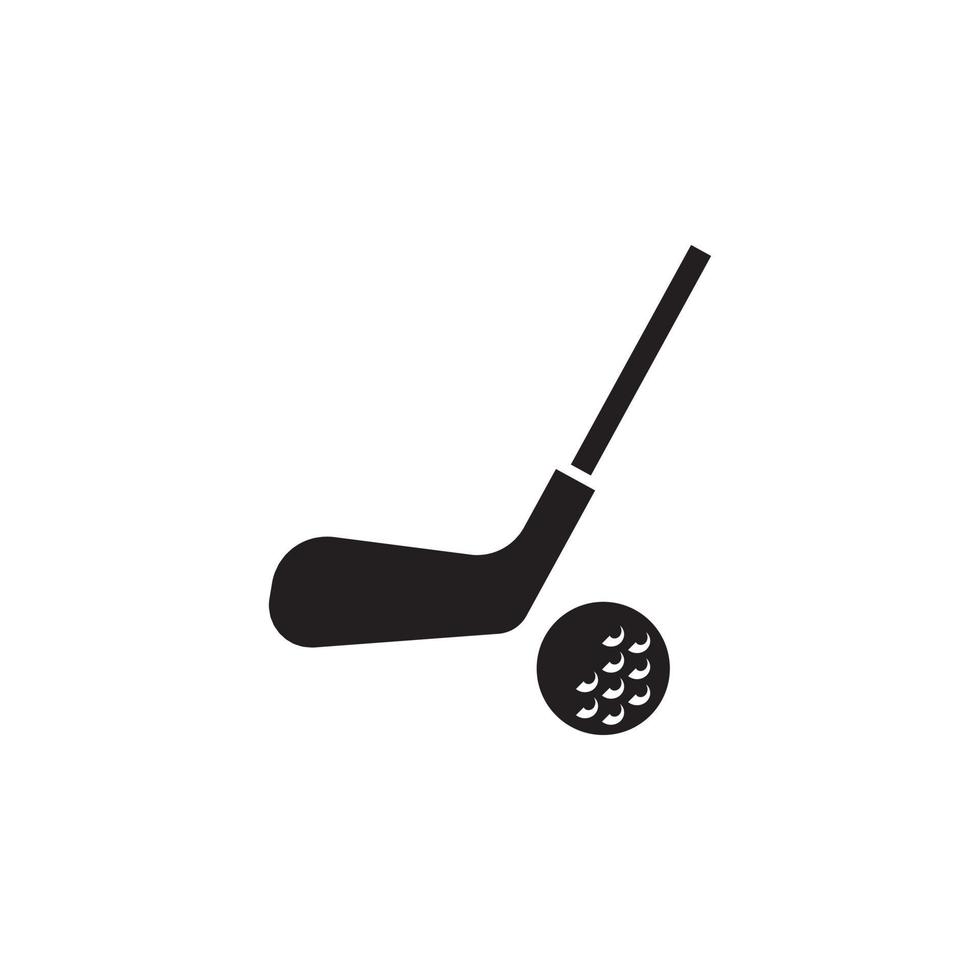 vecteur de bâton de golf pour la présentation de l'icône du symbole du site Web