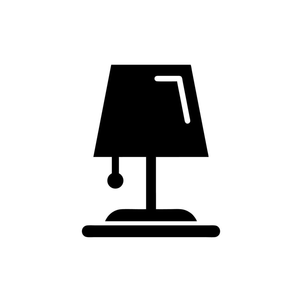 modèles de conception de vecteur icône lampe de bureau