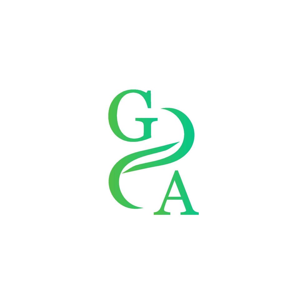 création de logo vert pour votre entreprise vecteur