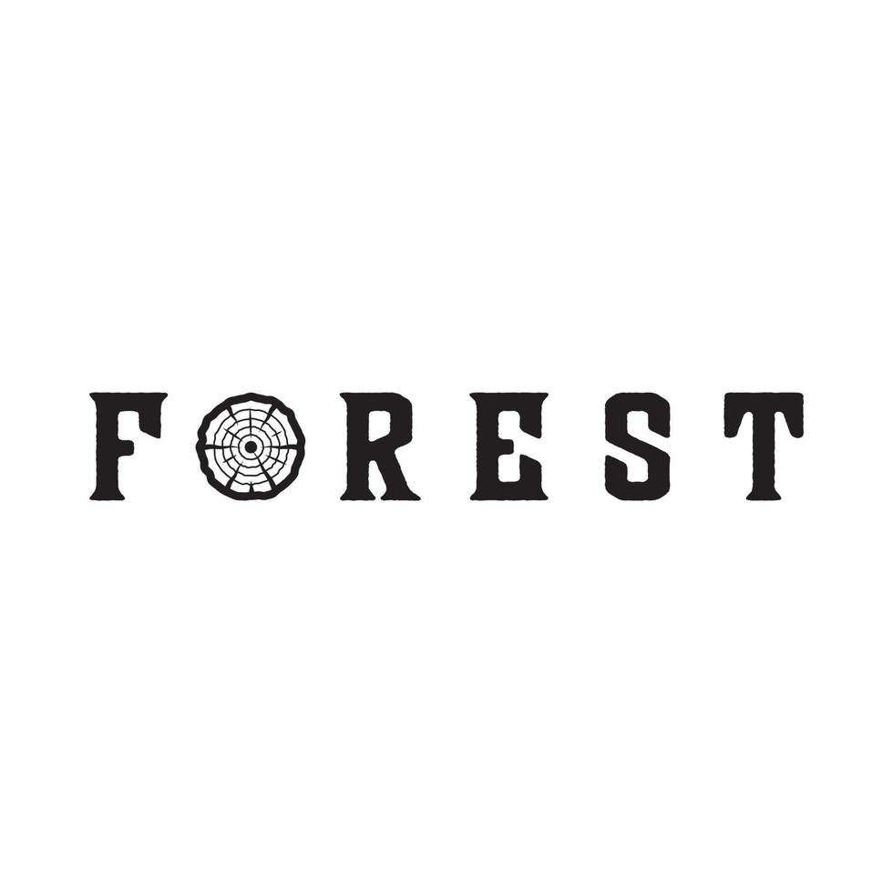 menuiserie vintage woodword mécanicien forêt lettrage. peut être utilisé comme emblème, logo, badge, étiquette. marque, affiche ou impression. art graphique monochrome. vecteur