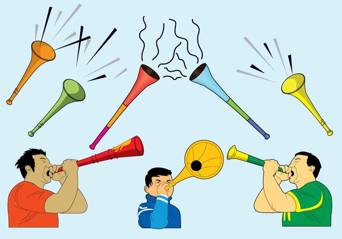 Icônes gratuites de Vuvuzela vecteur