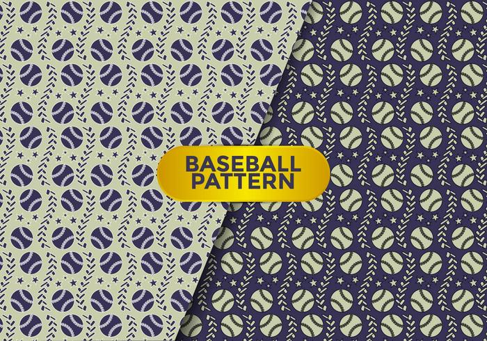 Vecteur de motif de baseball