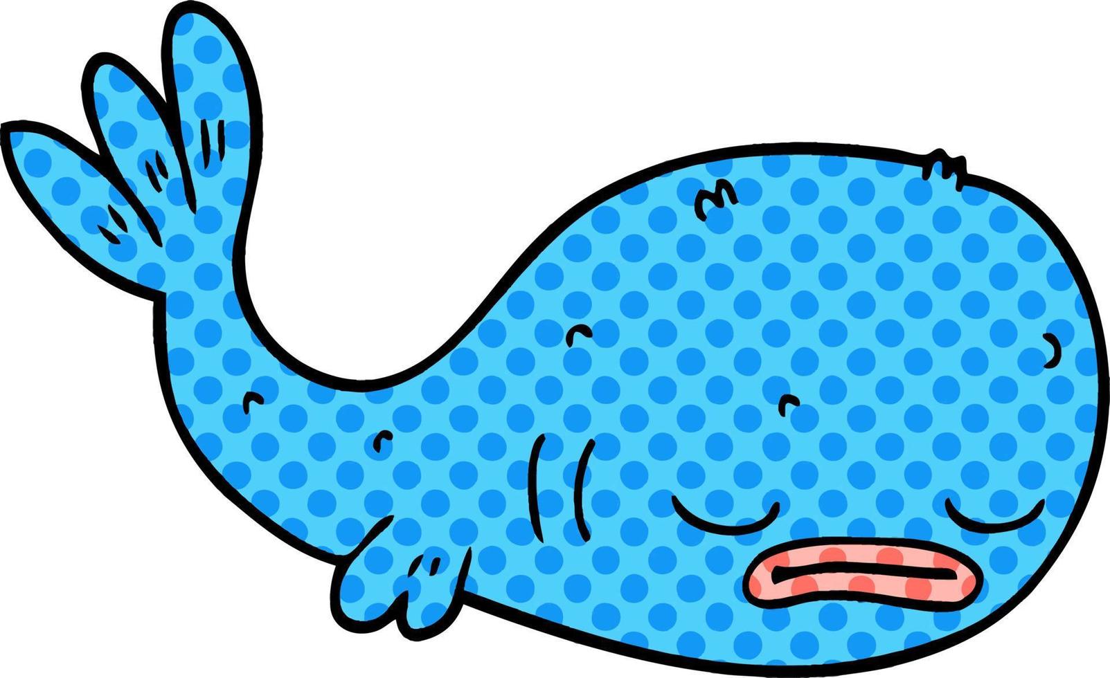 dessin animé doodle d'un poisson vecteur