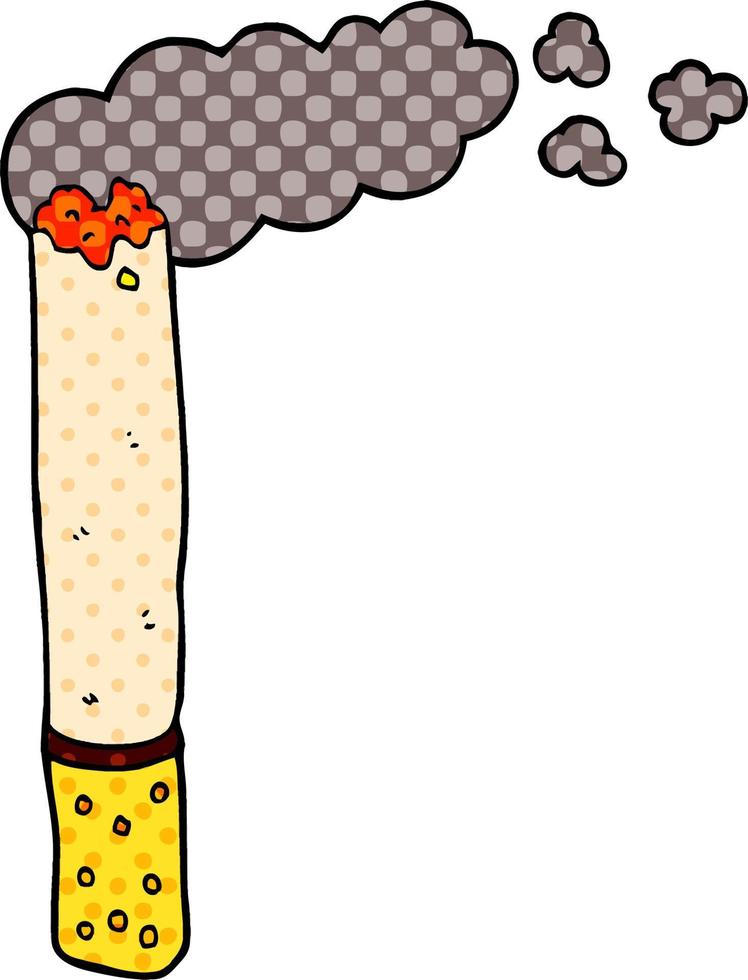 cigarette de dessin animé vecteur