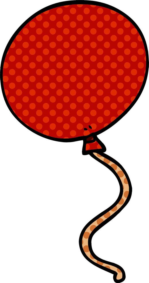 ballon de griffonnage de dessin animé vecteur