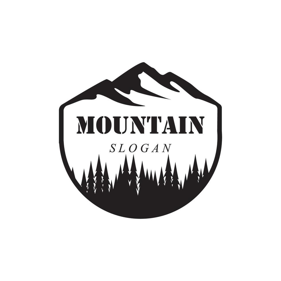 logo d & # 39; icône de montagne vecteur