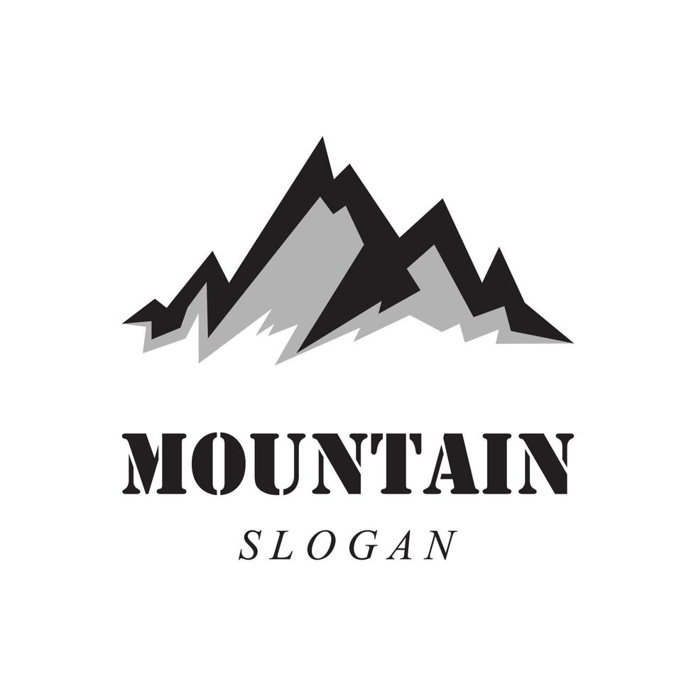 logo d & # 39; icône de montagne vecteur