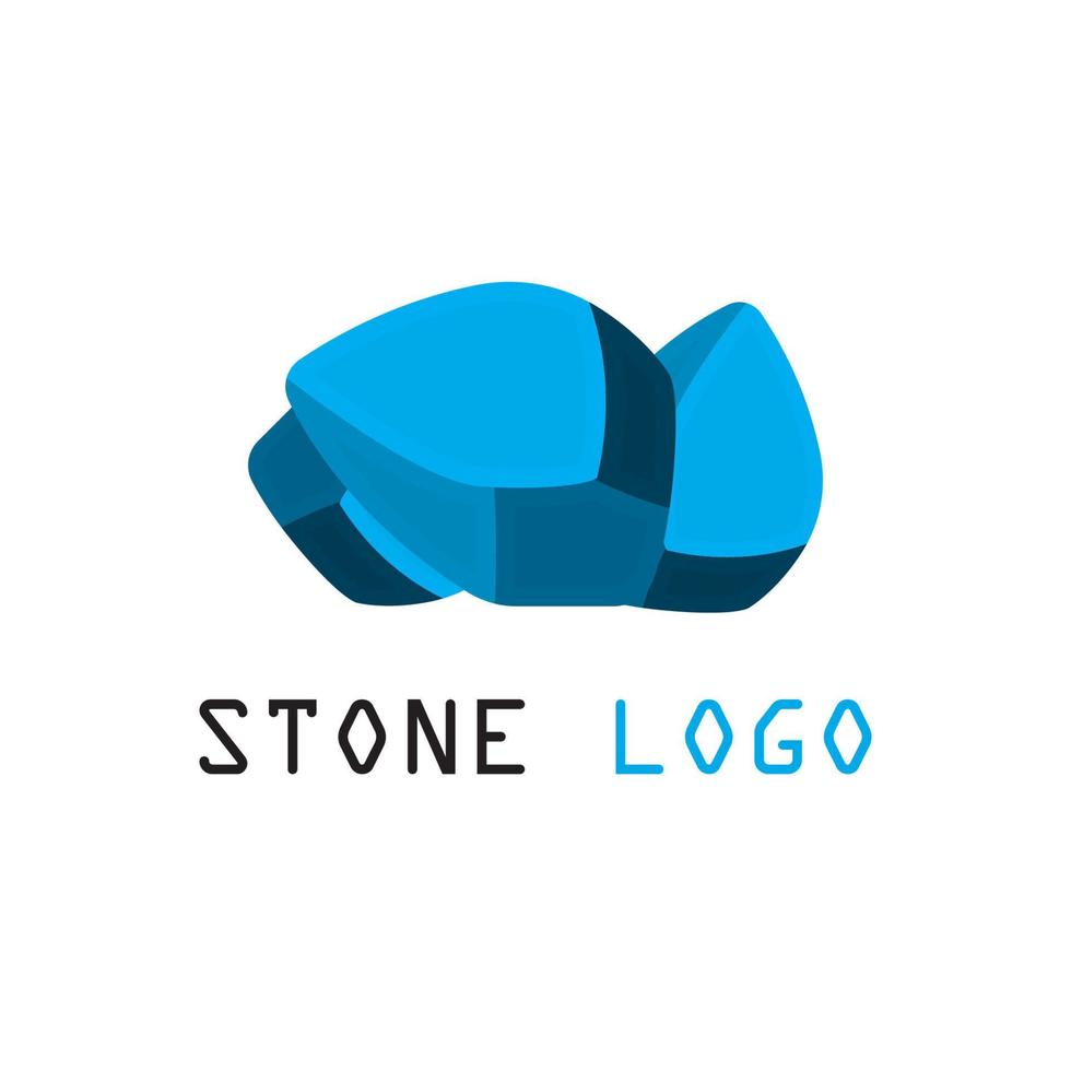 logo de pierre et vecteur de symbole