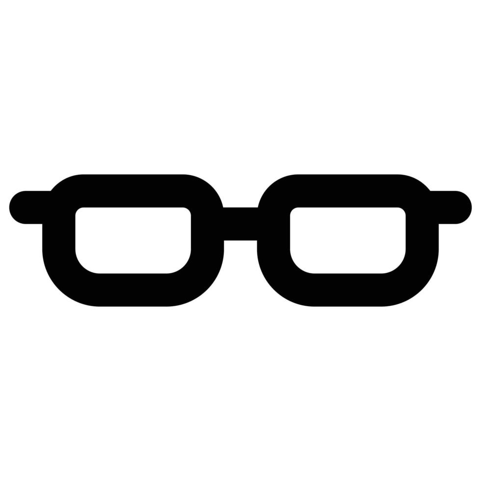icône de lunettes, thème de la fête des pères vecteur