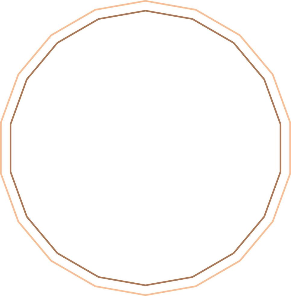 cadres de bordure circulaire isolés sur fond blanc. élément de design tendance pour le cadre de bordure, le logo, le tatouage occultant, le symbole, le web, les impressions, les affiches, le modèle, le motif et l'arrière-plan abstrait vecteur