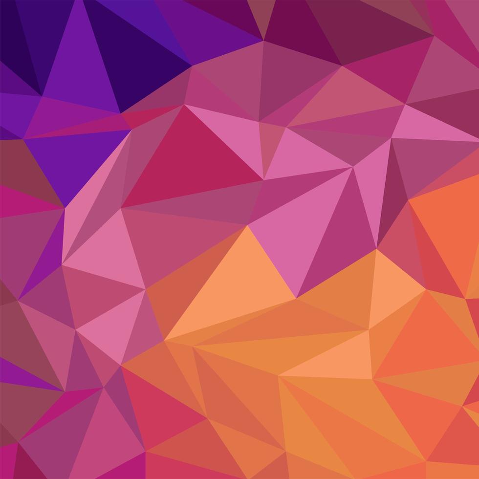 fond d'écran avec des polygones dans des couleurs dégradées vecteur
