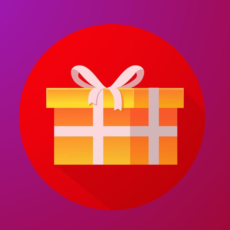icône de boîte cadeau présente, salutation, surprise. élément plat vector.festive banner.design pour les sites Web. vecteur
