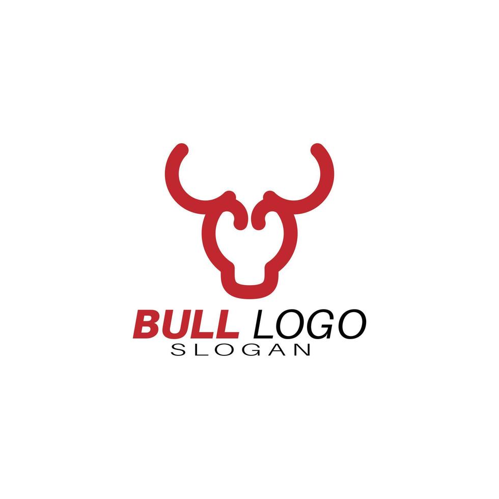 tête buffle taureau élégant logo symbole design illustration vecteur pour entreprise