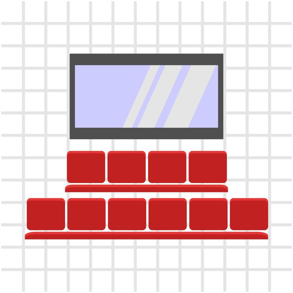 bannière de cinéma élément vecteur