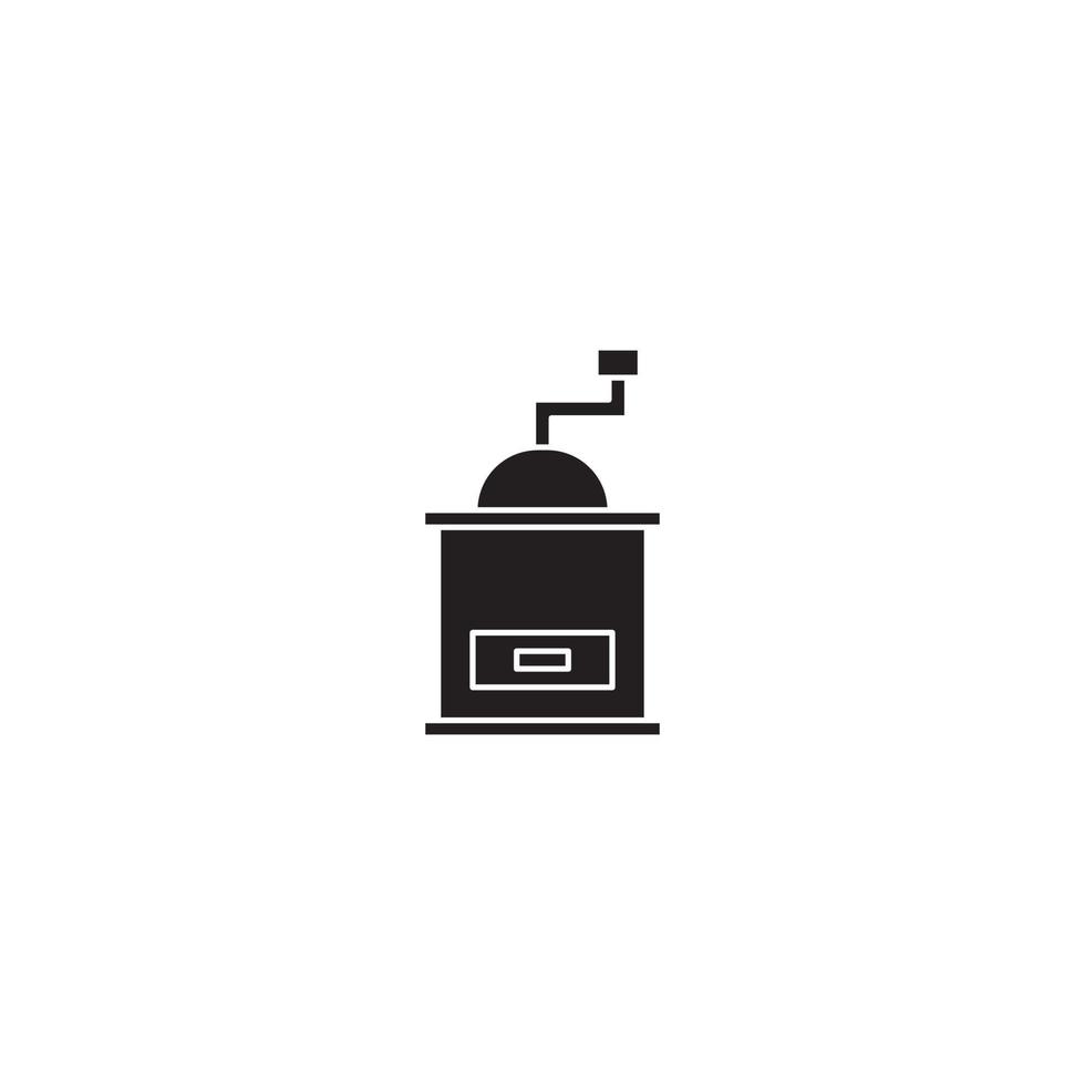 vecteur de moulin à café pour la présentation de l'icône du symbole du site Web