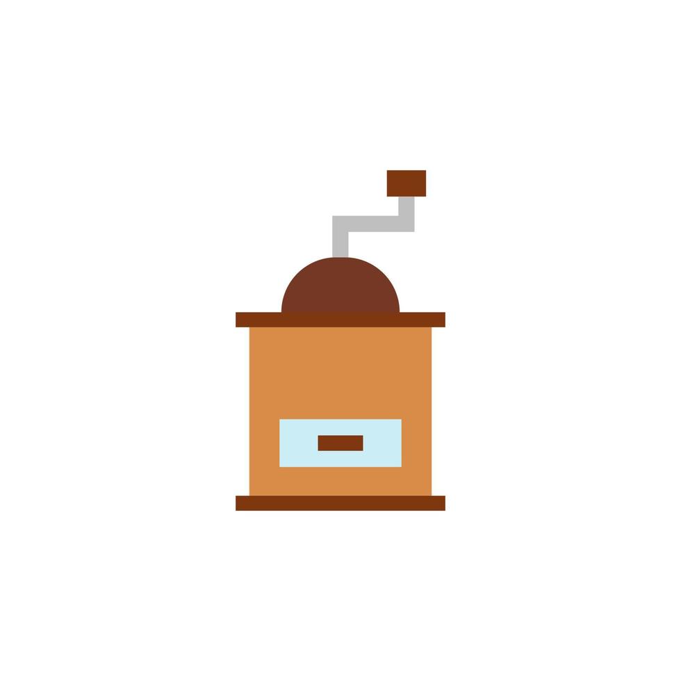 vecteur de moulin à café pour la présentation de l'icône du symbole du site Web