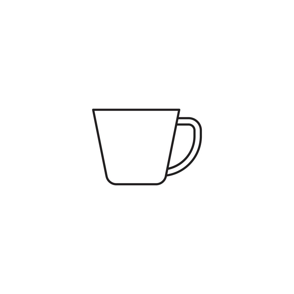 vecteur de tasse de café pour la présentation de l'icône du symbole du site Web