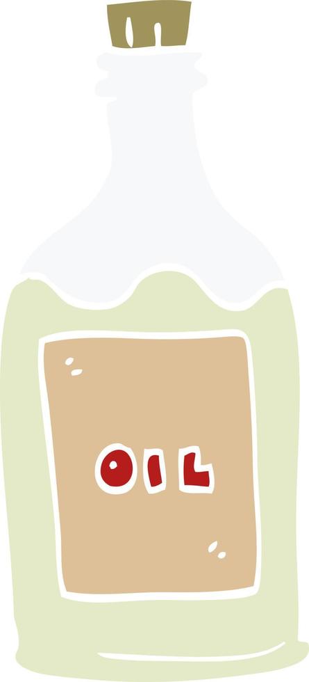 dessin animé doodle huile d'olive vecteur
