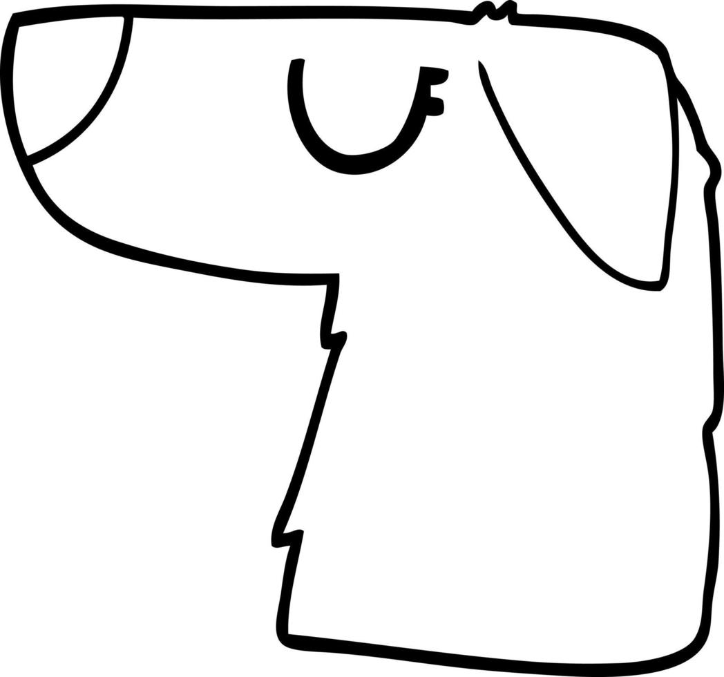 chien de dessin animé dessin au trait vecteur