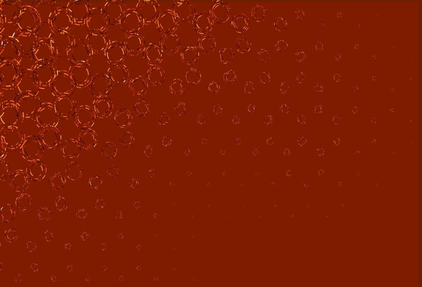 couverture vectorielle orange clair avec des taches. vecteur