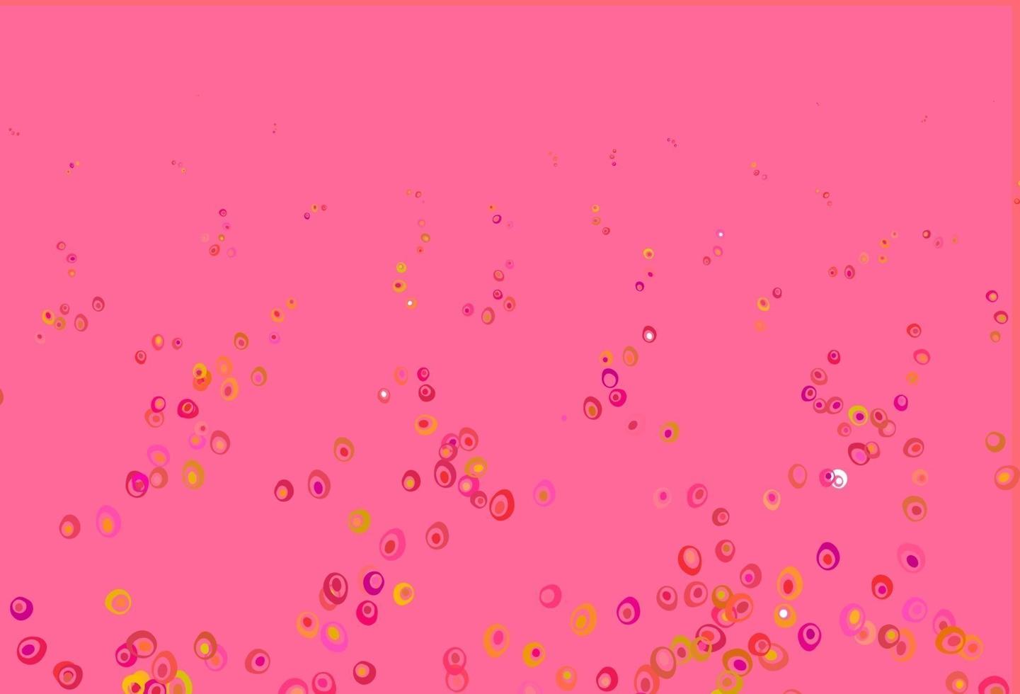 couverture vectorielle rose clair et jaune avec des taches. vecteur