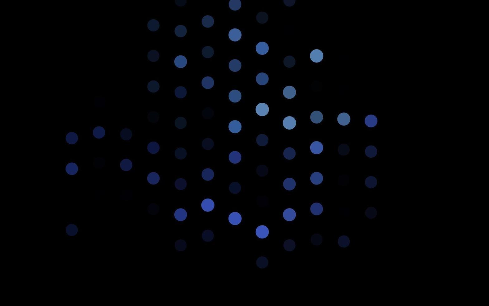 modèle vectoriel bleu foncé avec des sphères.