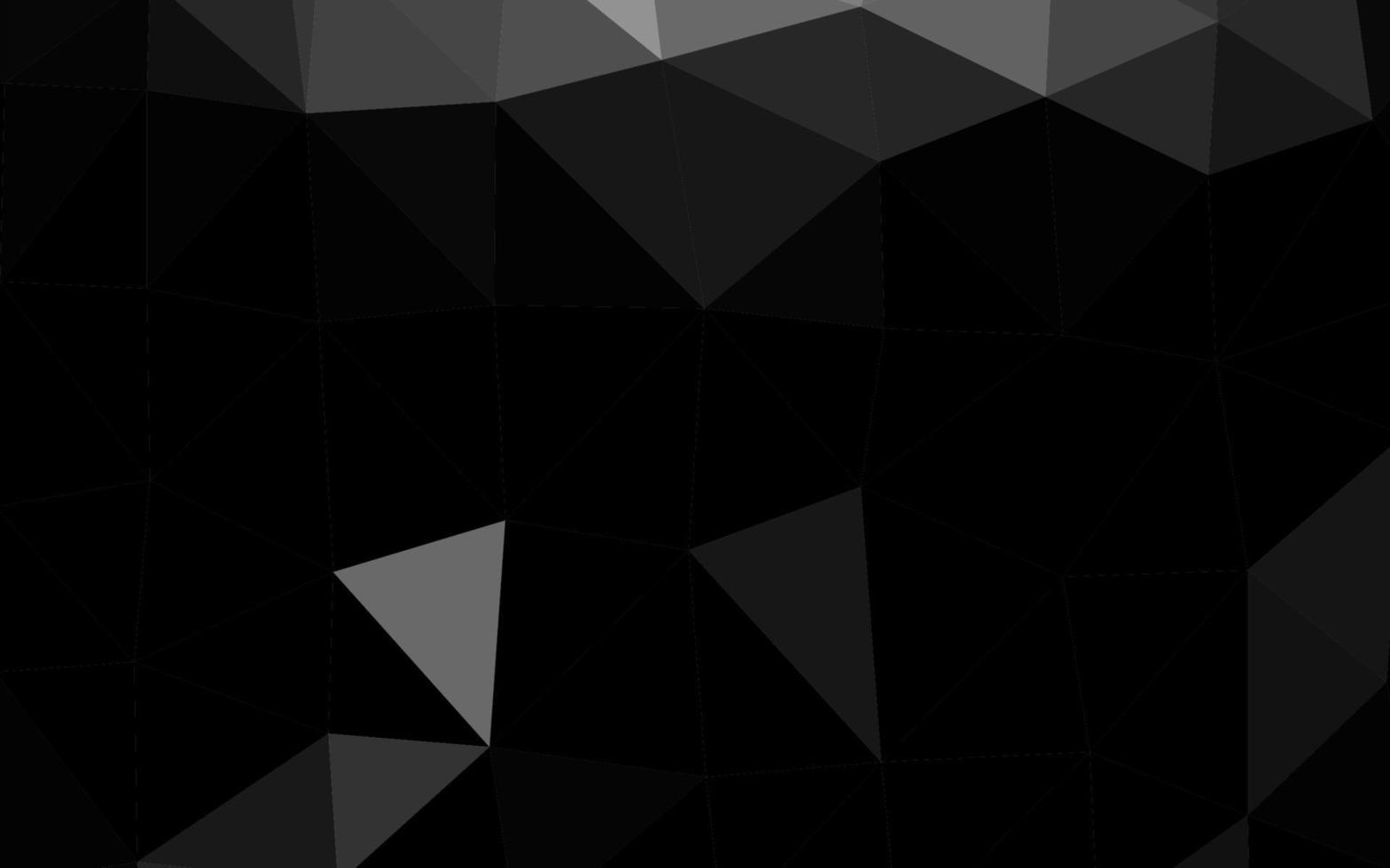 argent foncé, disposition low poly vectorielle grise. vecteur