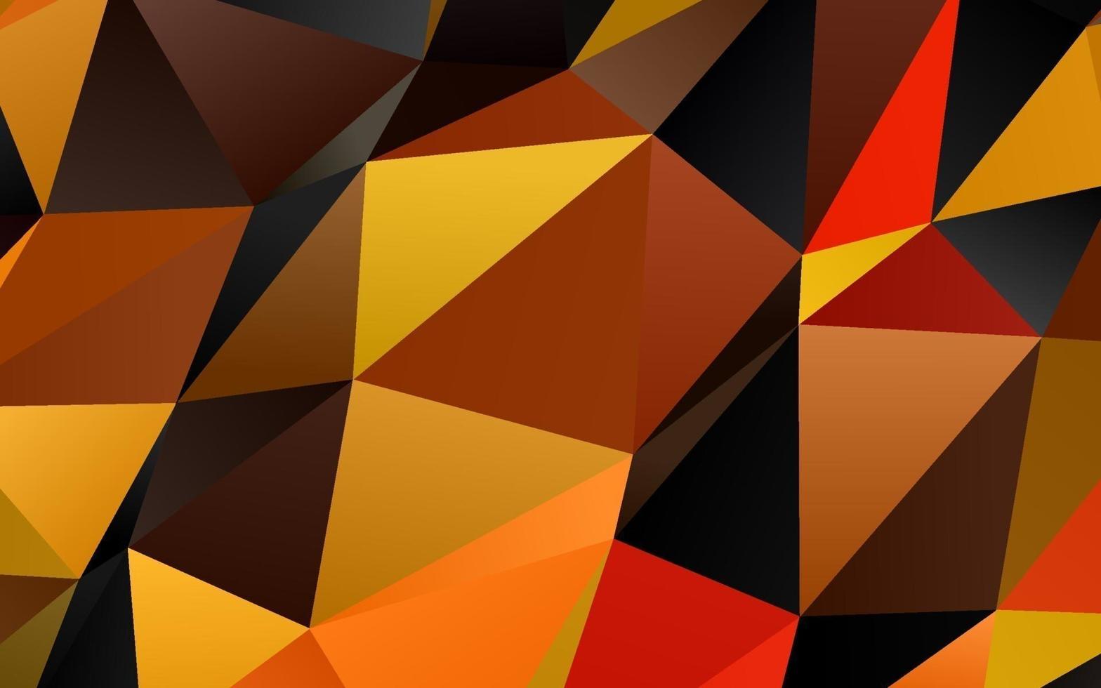 texture triangle floue vecteur orange clair.