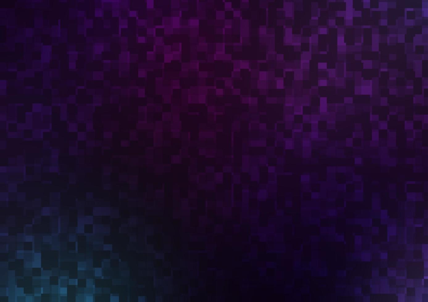 modèle vectoriel violet foncé avec cristaux, rectangles.