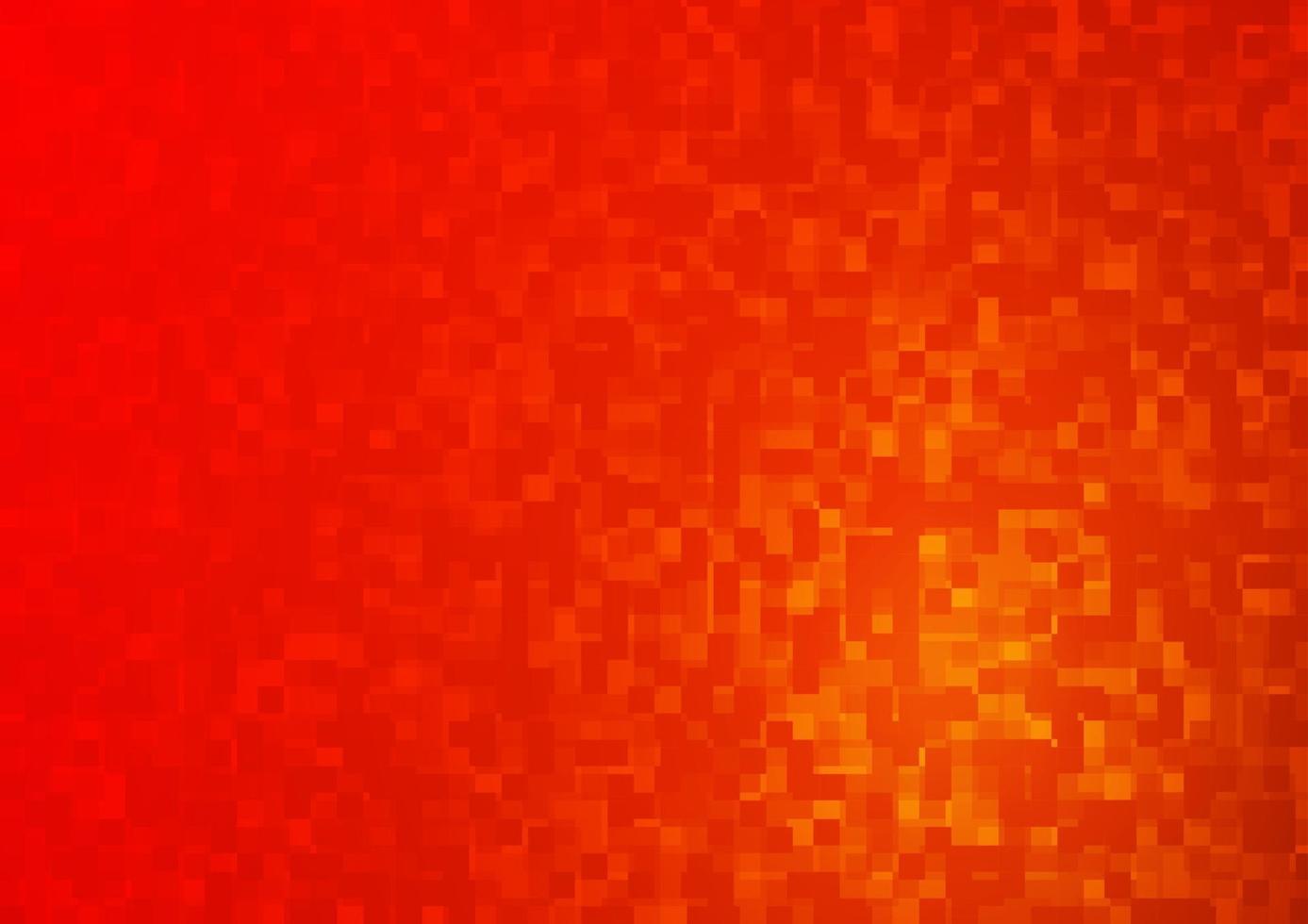 modèle vectoriel rouge et jaune clair dans un style carré.