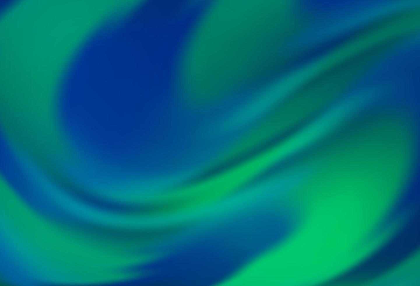 bleu clair, vecteur vert brillant texture abstraite floue.