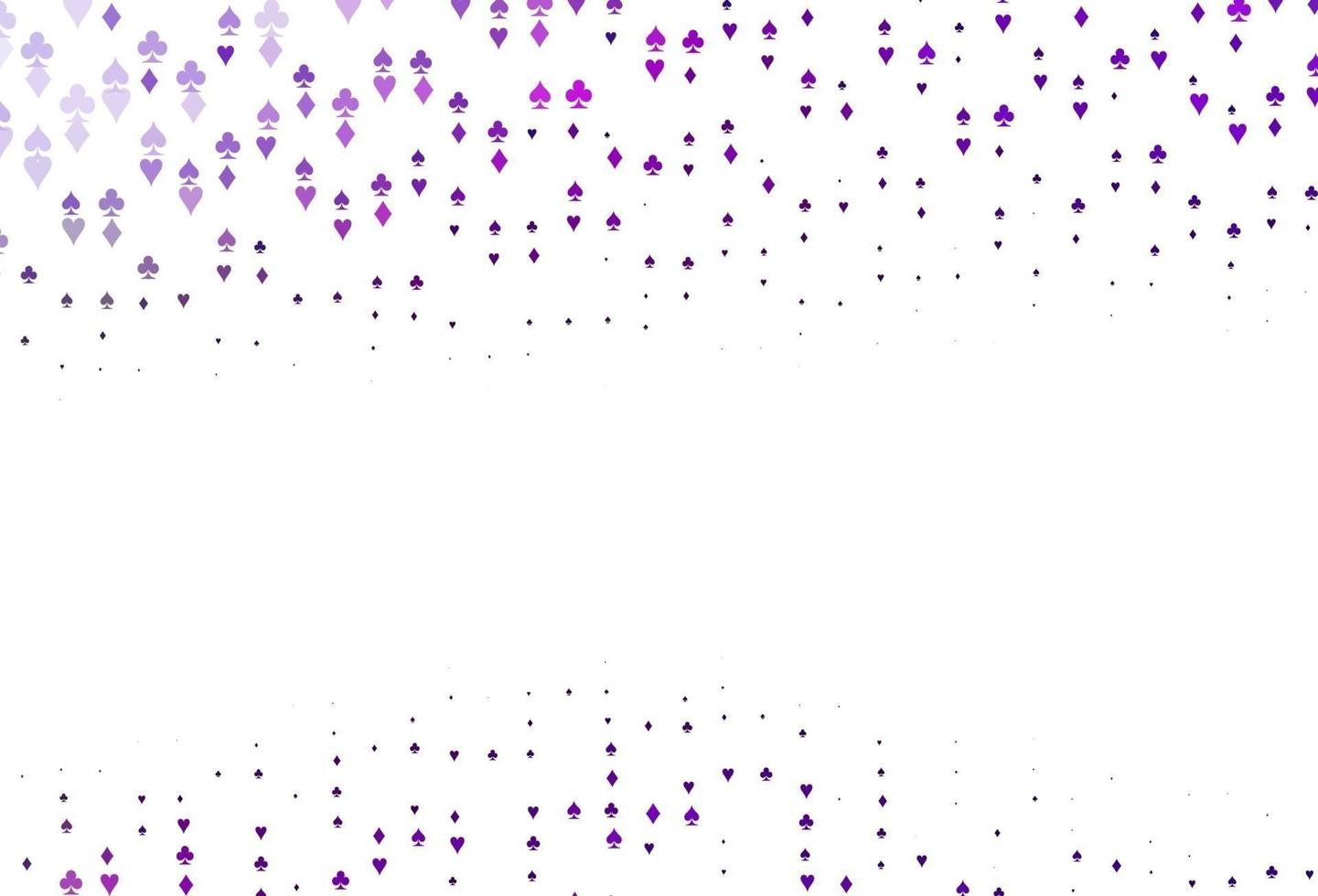 mise en page vectorielle violet clair avec des éléments de cartes. vecteur