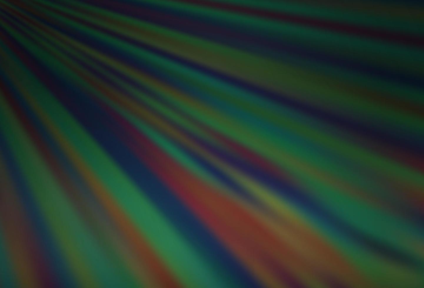 texture de vecteur vert foncé avec des lignes colorées.